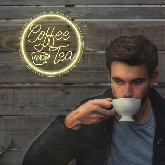 Coffee and Tea Neon Led Sign