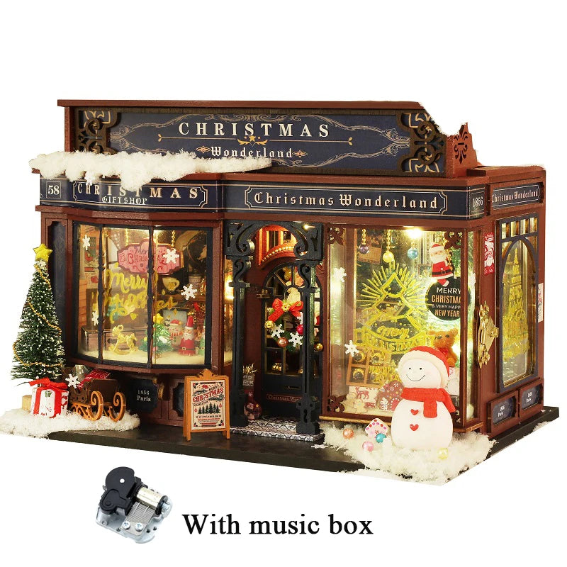 Christmas Wonderland Miniature Wooden Model Kit