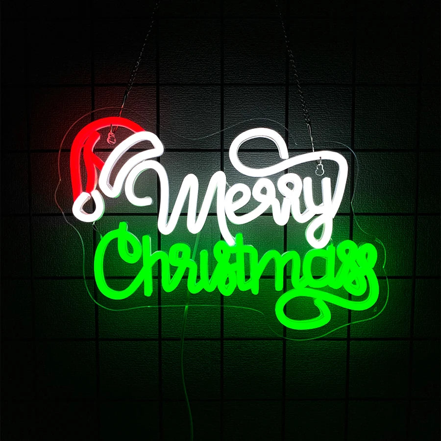Merry Christmas Neon Sign
