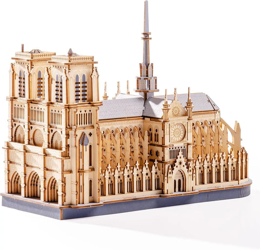 Robotime Notre Dame Paris Cathedral 3D Wooden Model