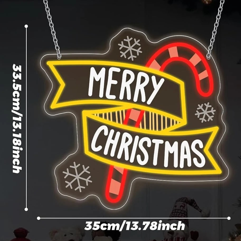 Merry Christmas Neon Sign