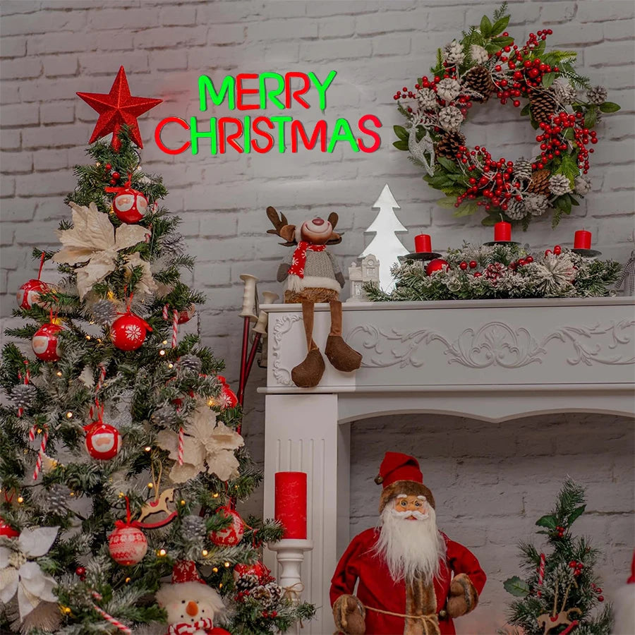Merry Christmas Neon Sign