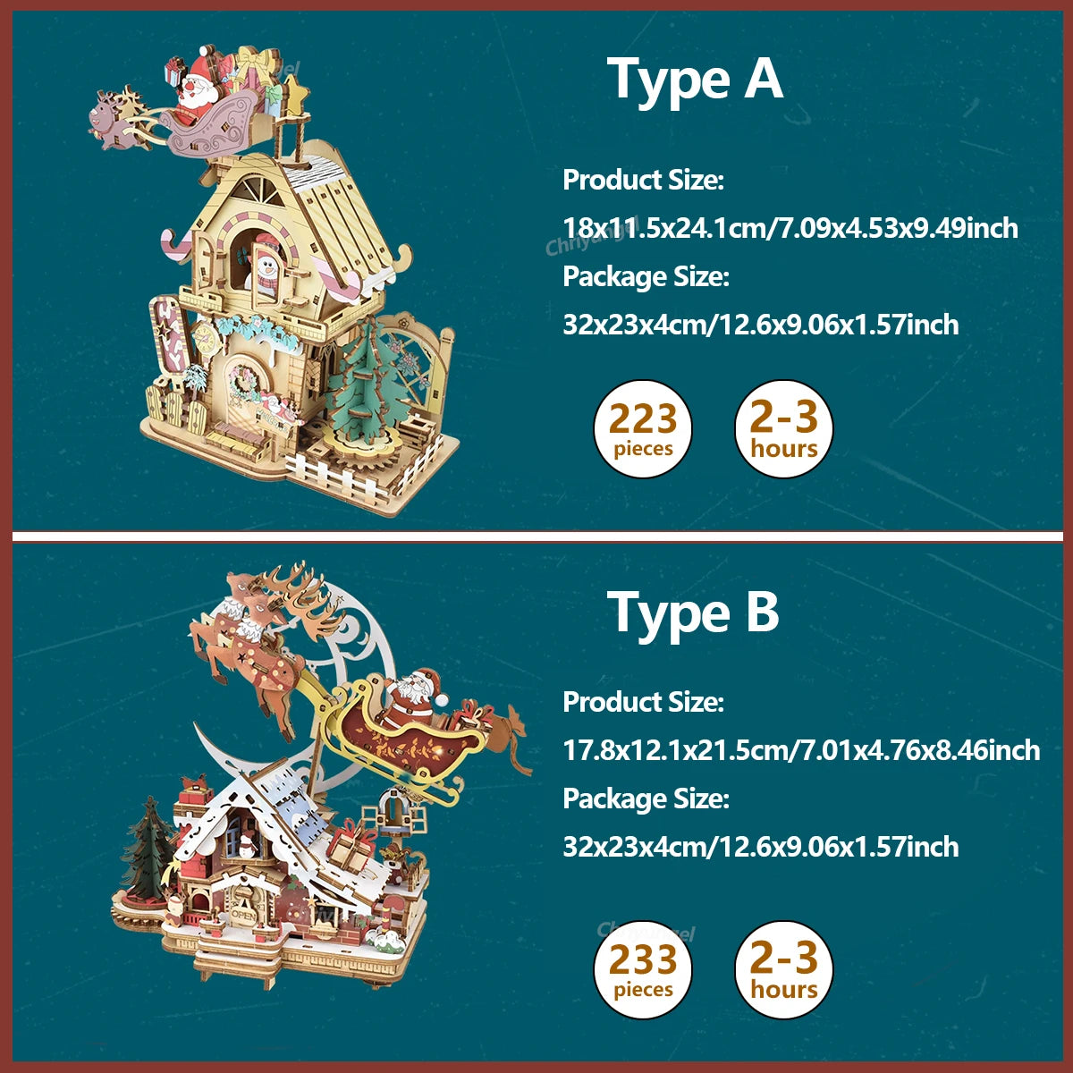 Christmas Music Box Model Kit