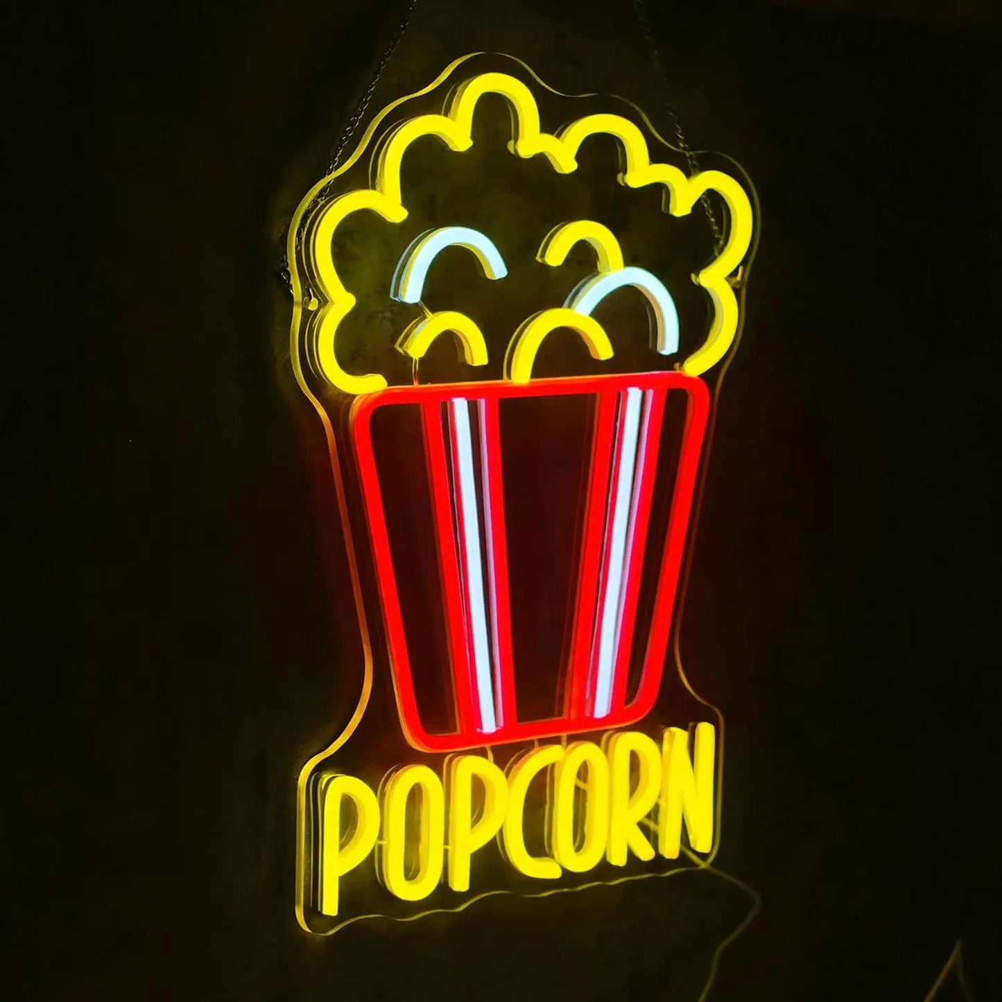 Popcorn Neon Led Sign