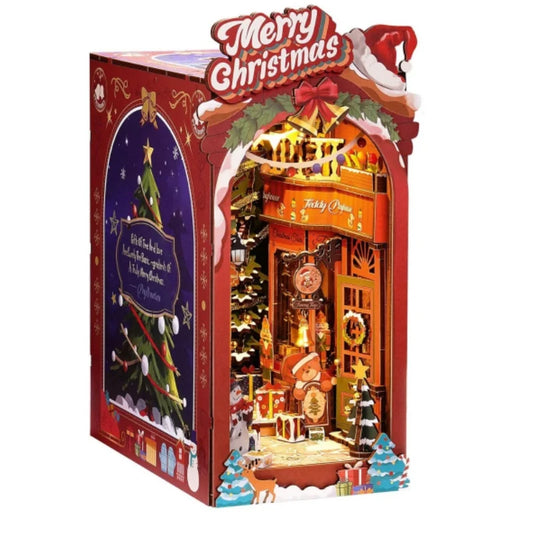 Robotime Book Nook Christmas House Kit