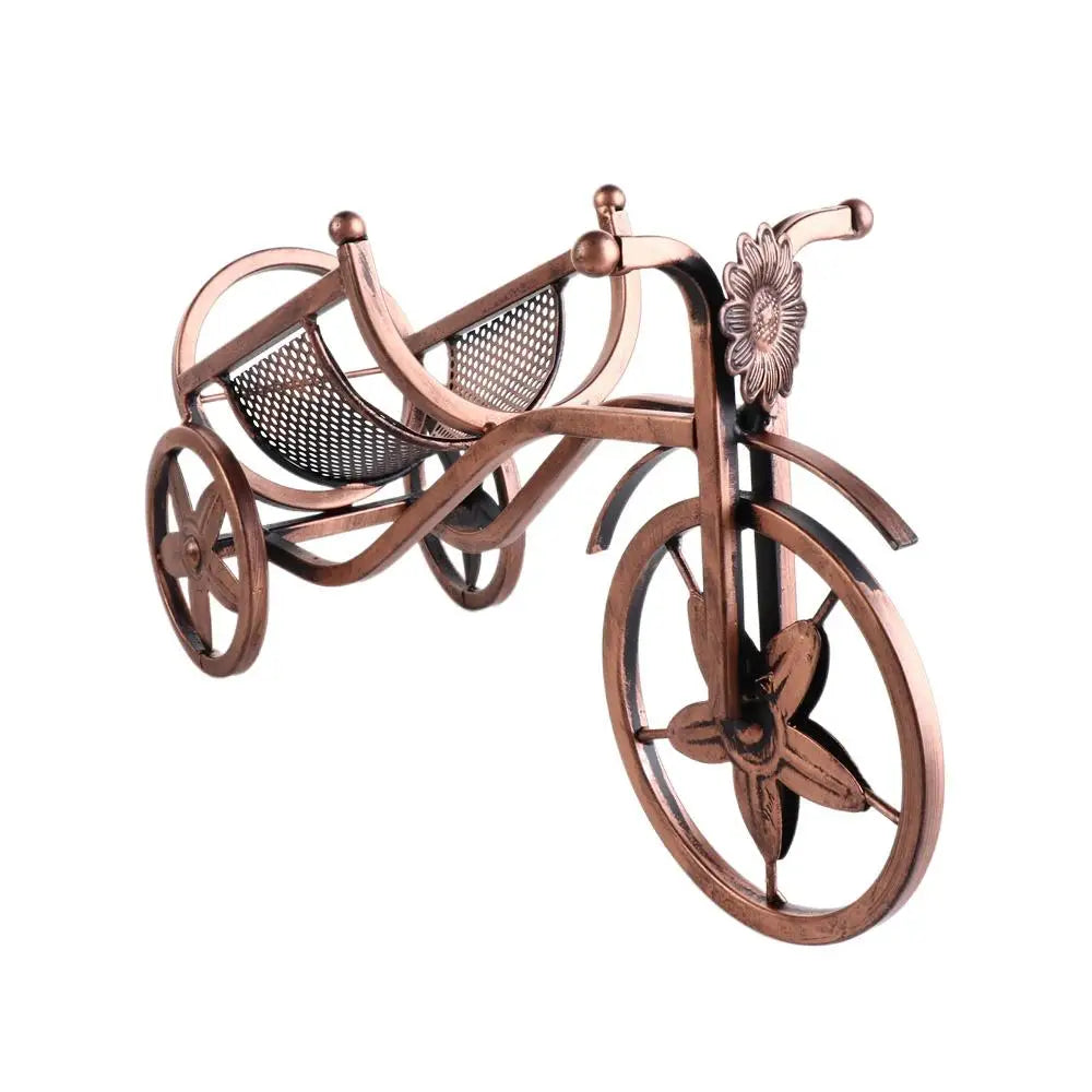 Metal Wine Rack Retro Tricycle