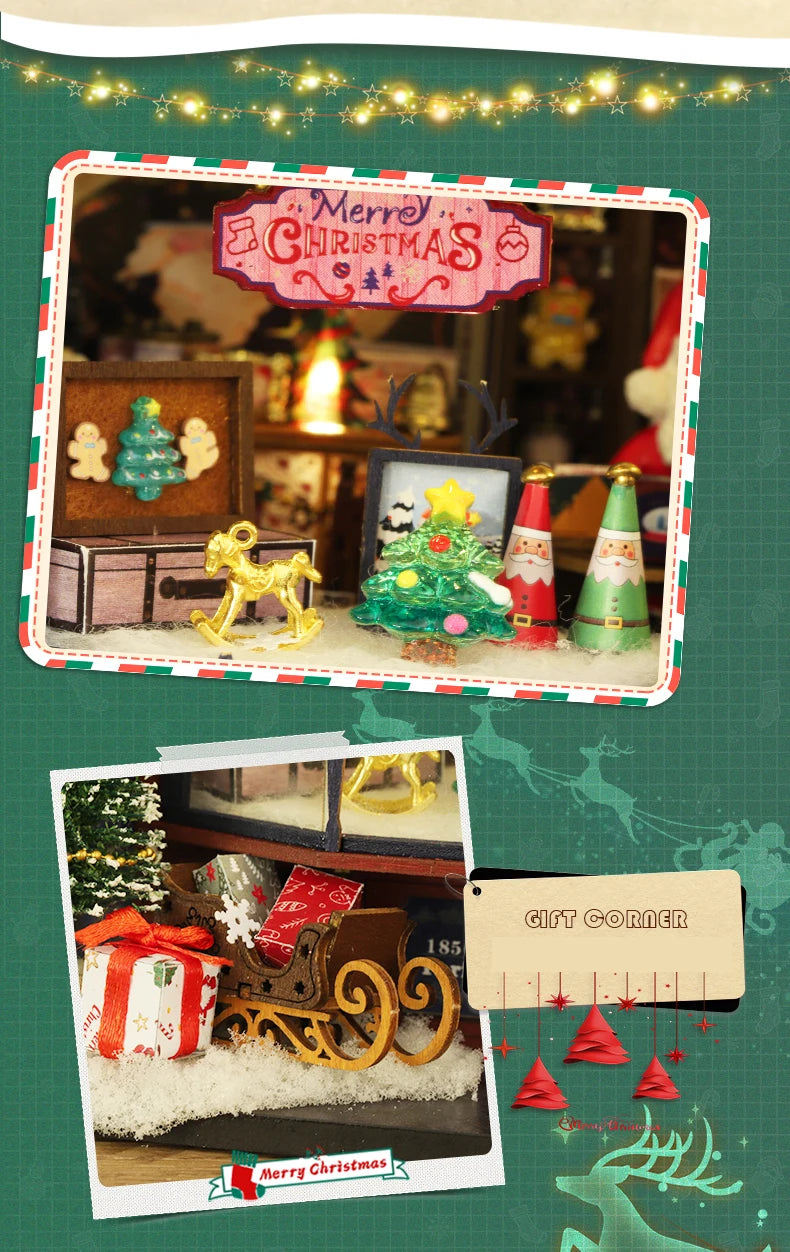 Christmas Wonderland Miniature Wooden Model Kit