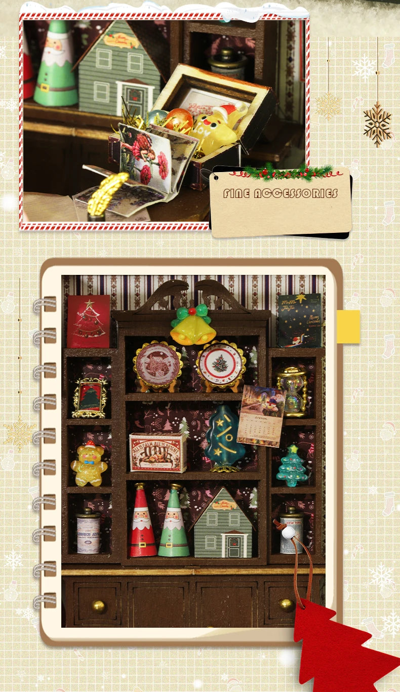 Christmas Wonderland Miniature Wooden Model Kit