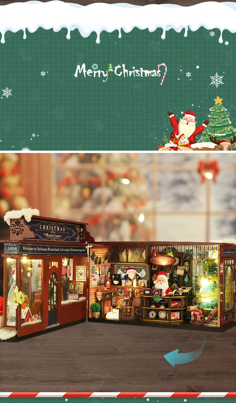 Christmas Wonderland Miniature Wooden Model Kit