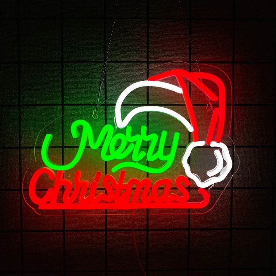 Merry Christmas Neon Sign