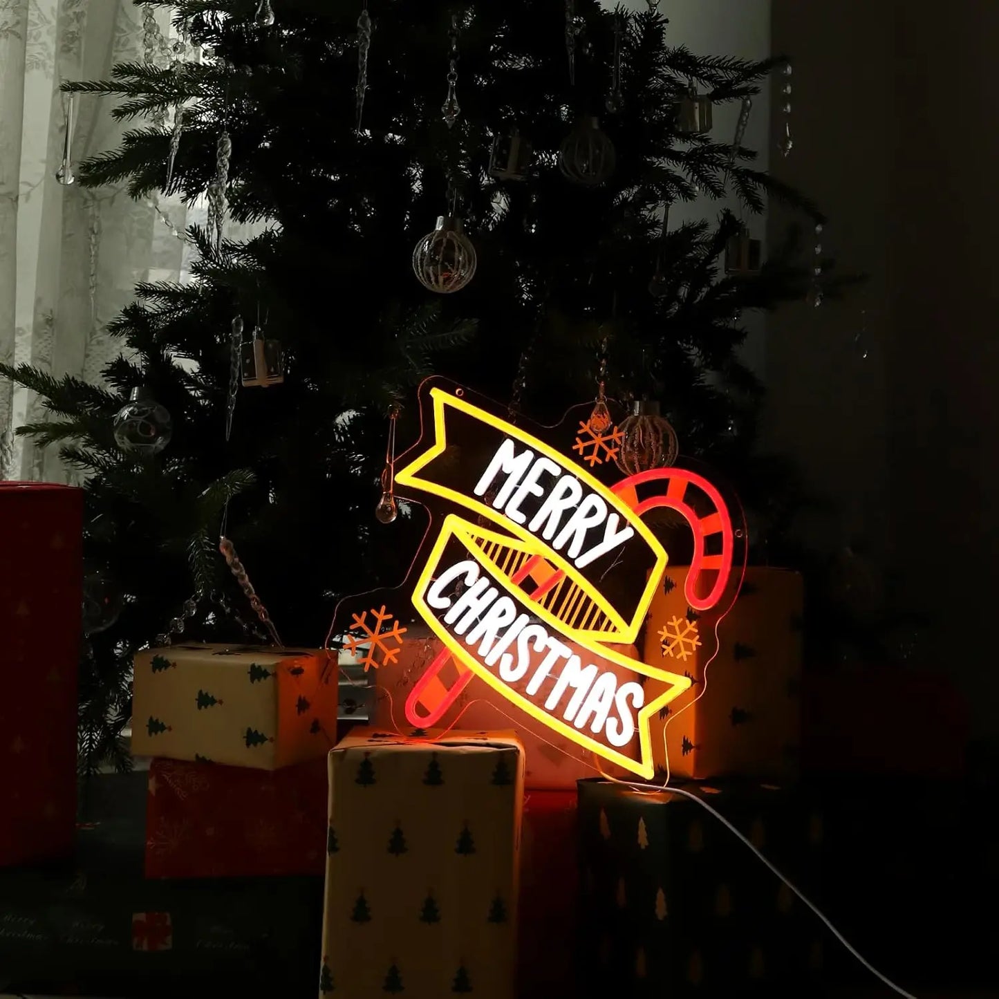 Merry Christmas Neon Sign