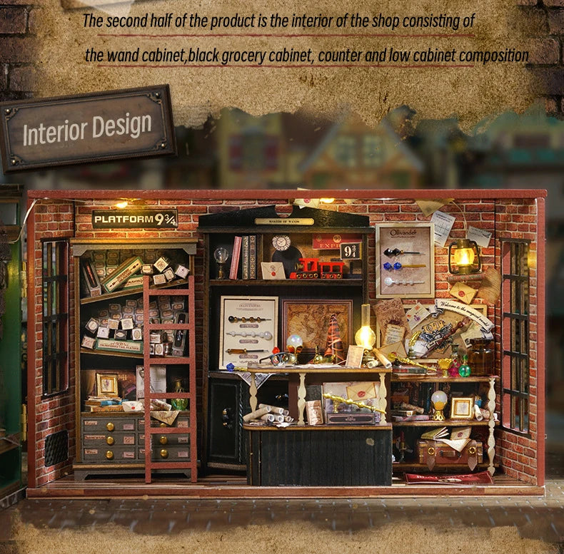 Magic Shop Miniature Model House Kit