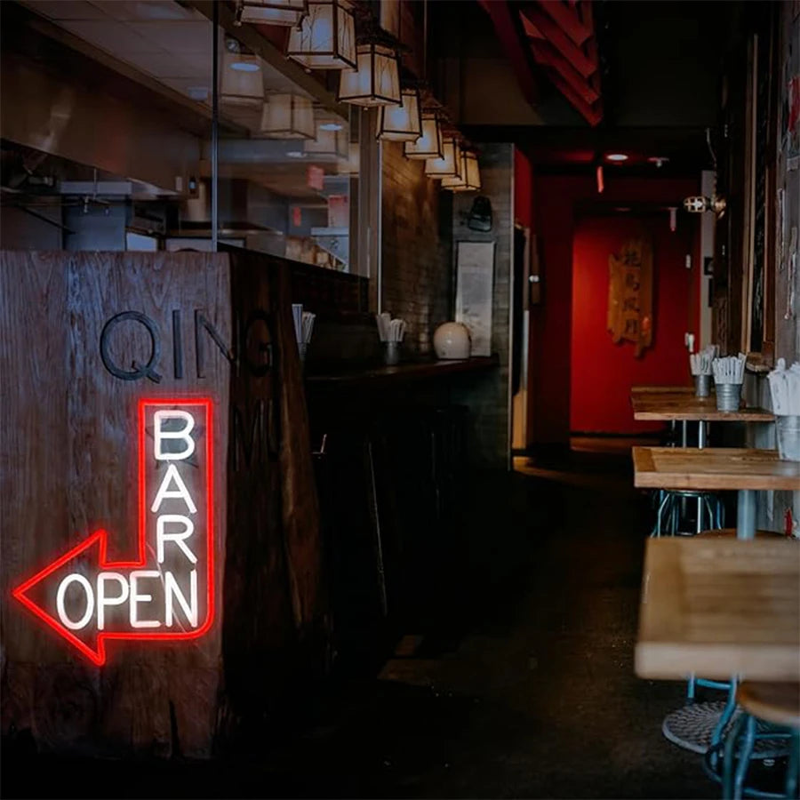 Bar Open Neon Led Sign