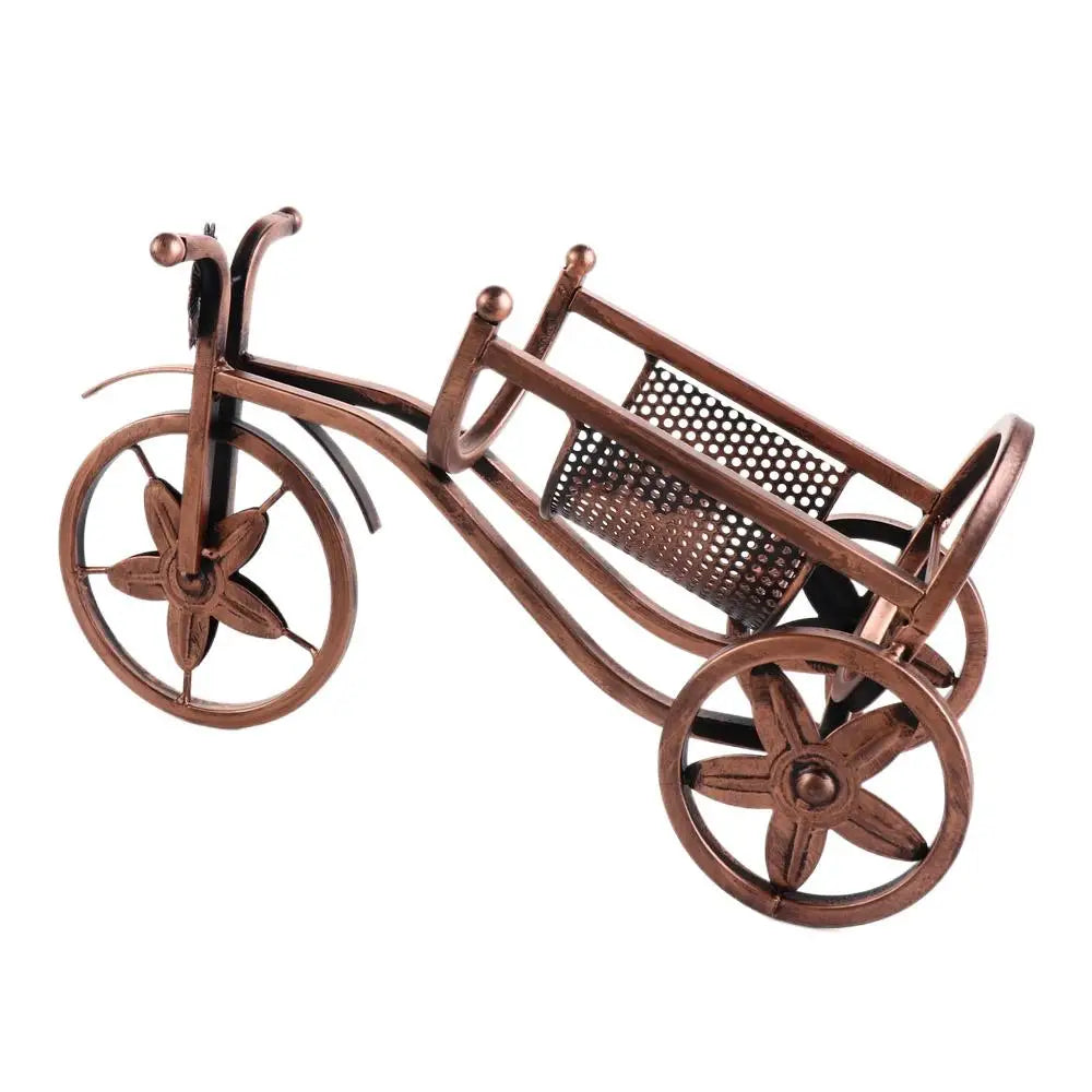 Metal Wine Rack Retro Tricycle