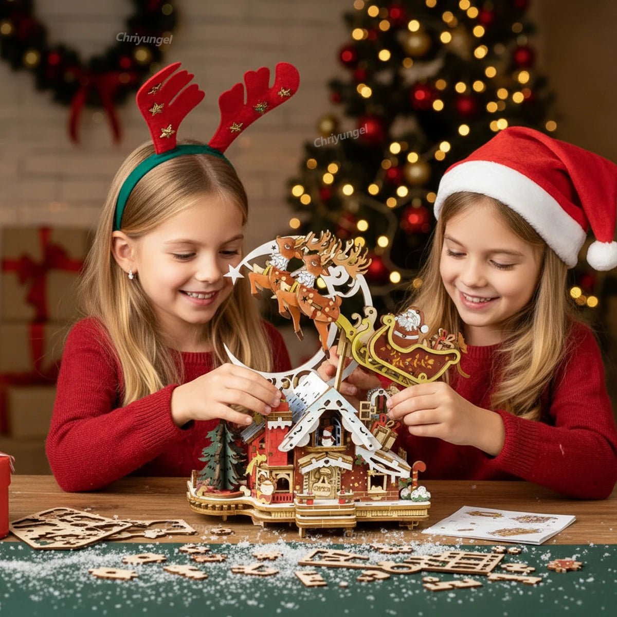 Christmas Music Box Model Kit