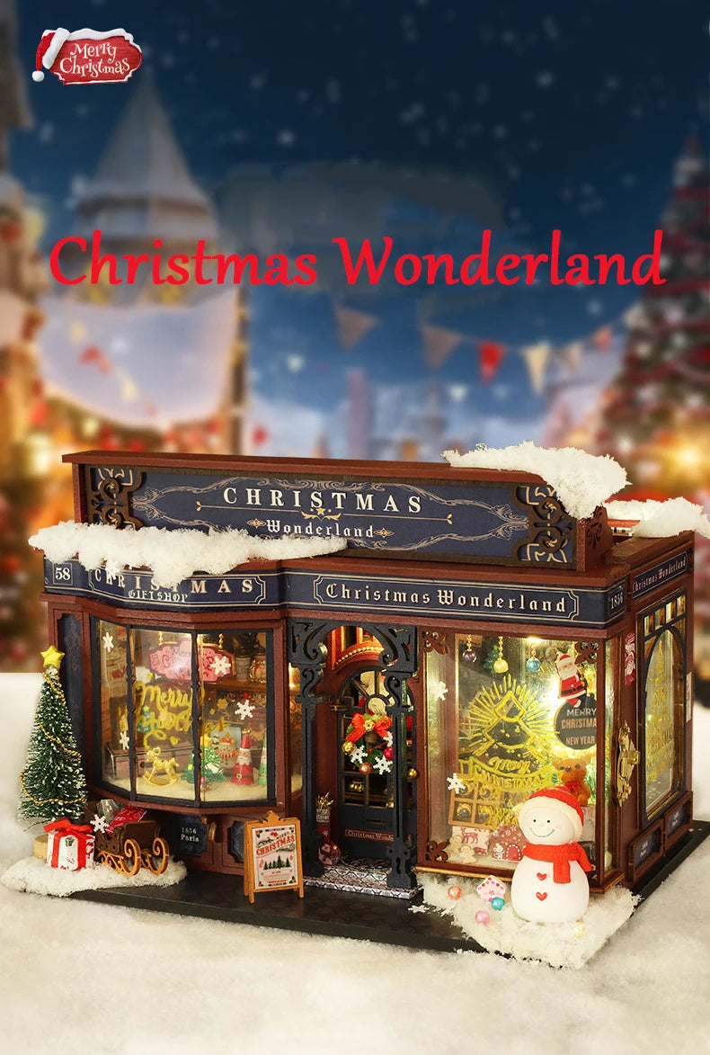 Christmas Wonderland Miniature Wooden Model Kit