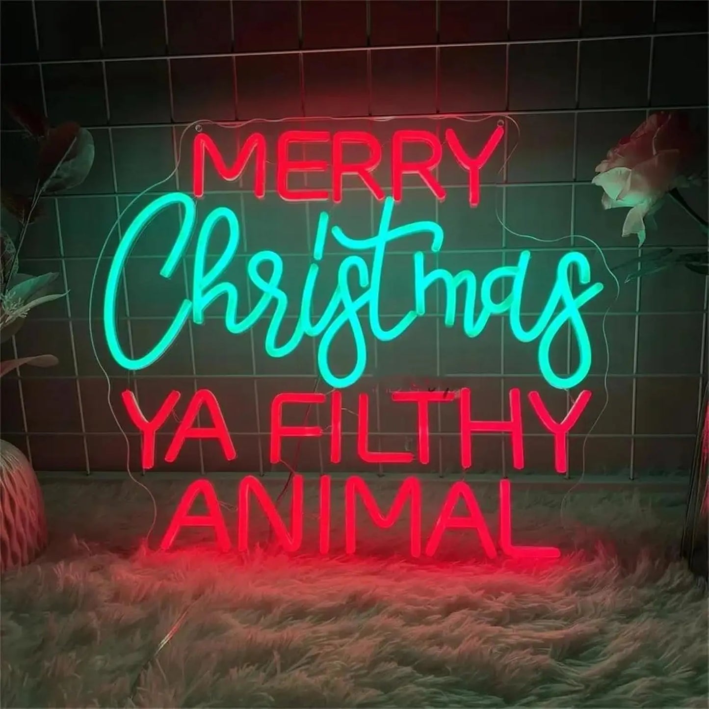 Merry Christmas Neon Sign