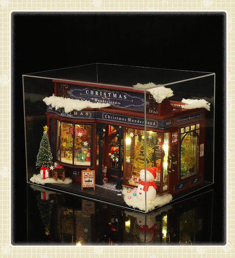Christmas Wonderland Miniature Wooden Model Kit