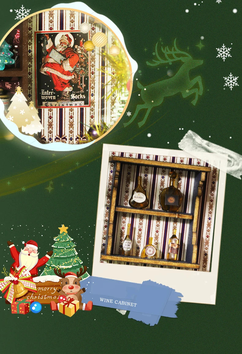Christmas Wonderland Miniature Wooden Model Kit