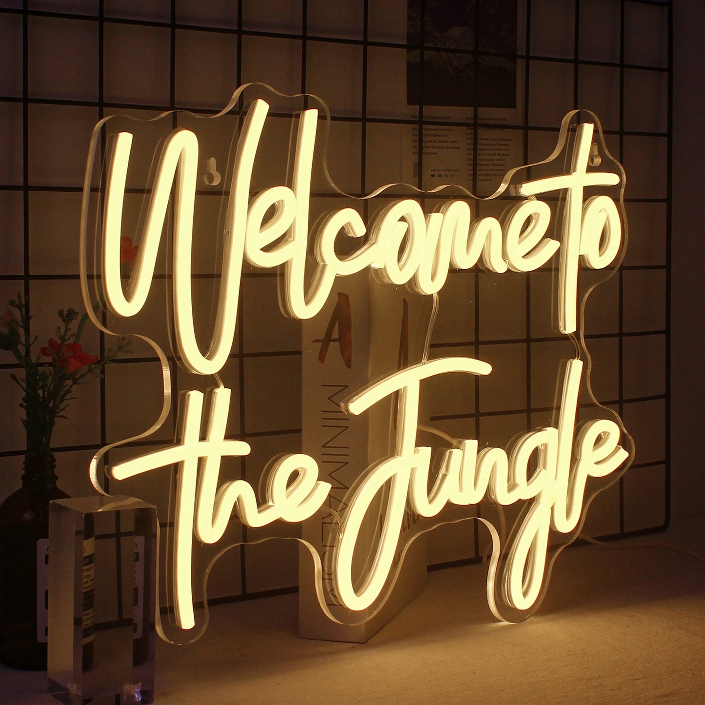 Welcome To The Jungle Neon Led Sign