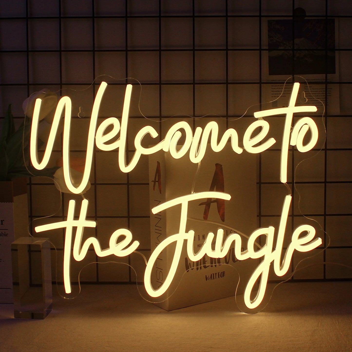 Welcome To The Jungle Neon Led Sign