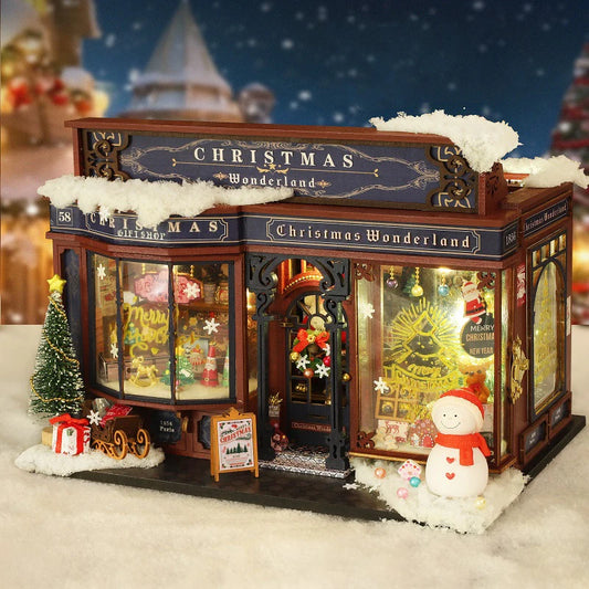 Christmas Wonderland Miniature Wooden Model Kit