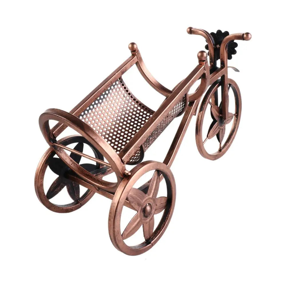 Metal Wine Rack Retro Tricycle