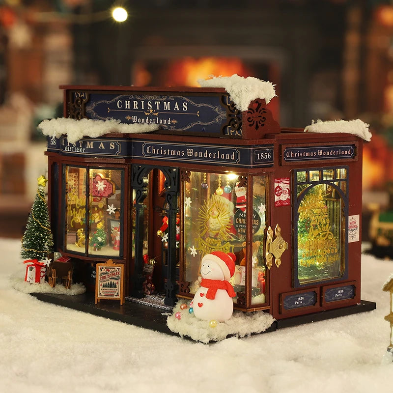 Christmas Wonderland Miniature Wooden Model Kit