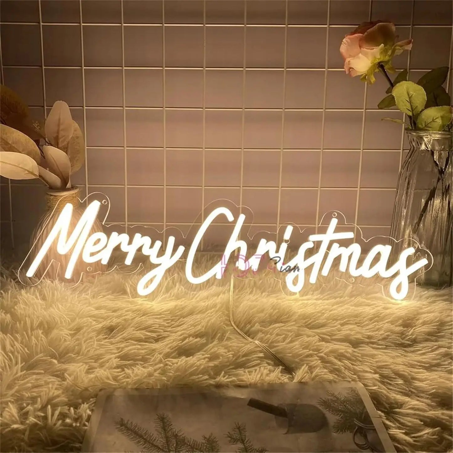Merry Christmas Neon Sign
