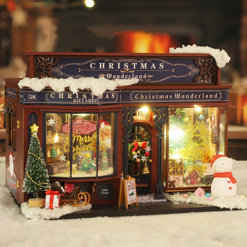 Christmas Wonderland Miniature Wooden Model Kit