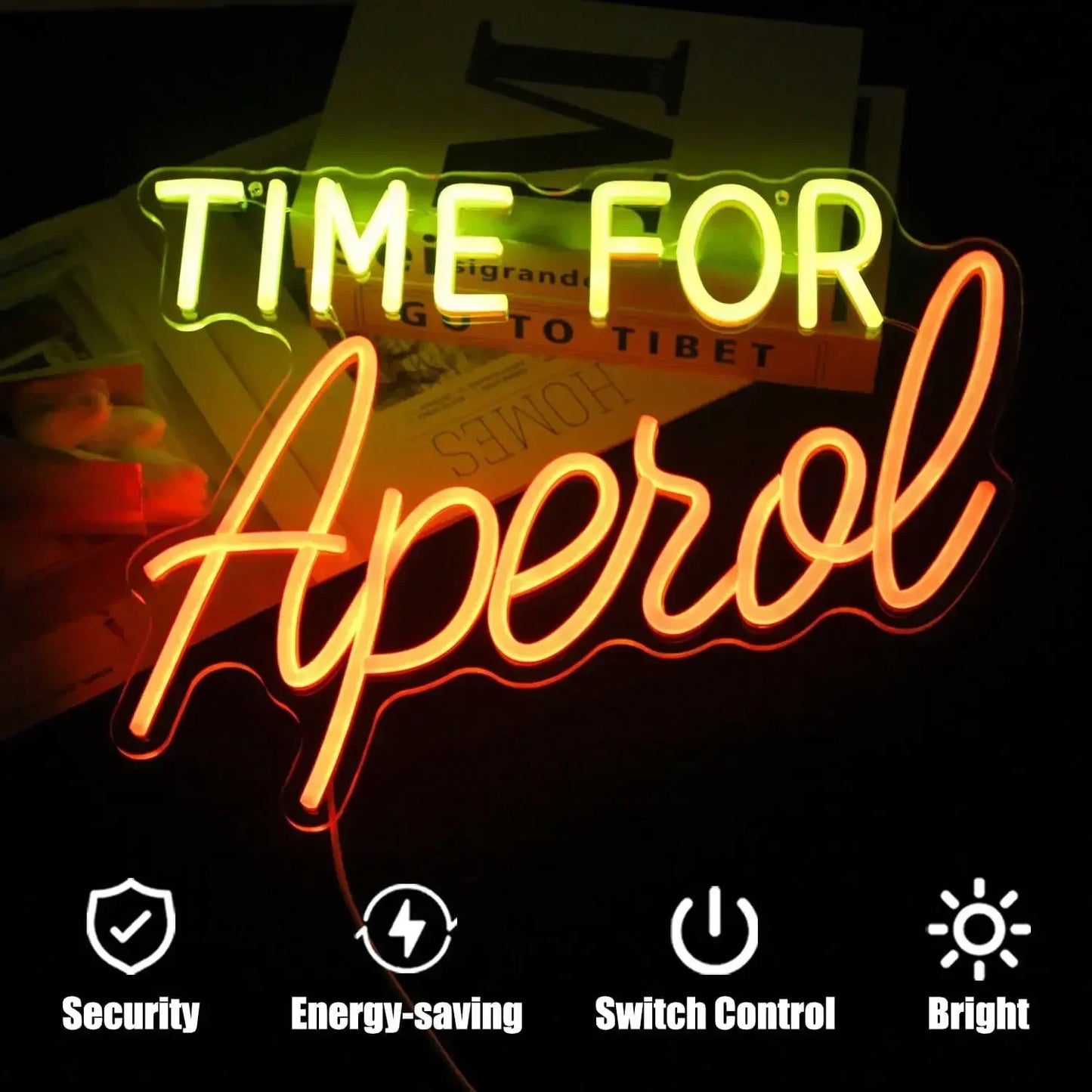 Time for Aperol Neon Led Sign