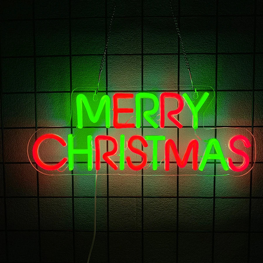 Merry Christmas Neon Sign