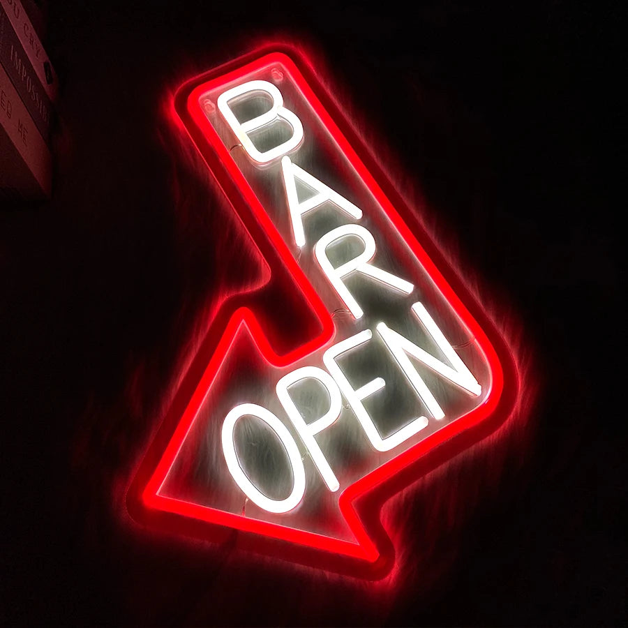 Bar Open Neon Led Sign