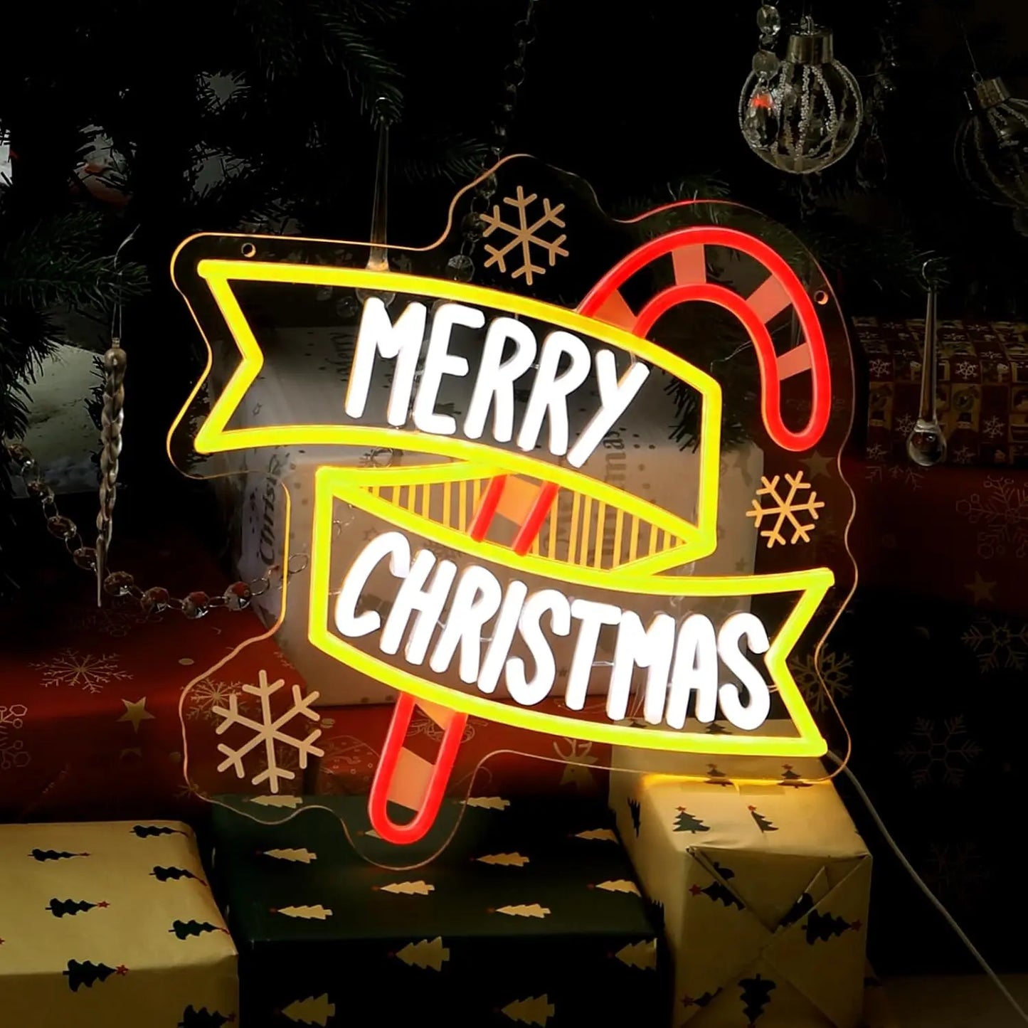 Merry Christmas Neon Sign
