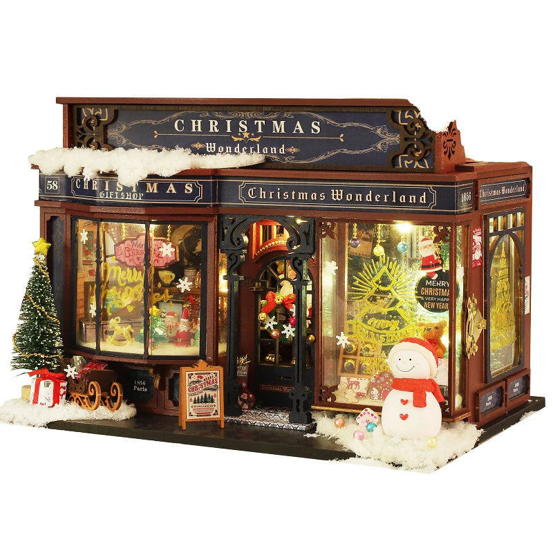 Christmas Wonderland Miniature Wooden Model Kit
