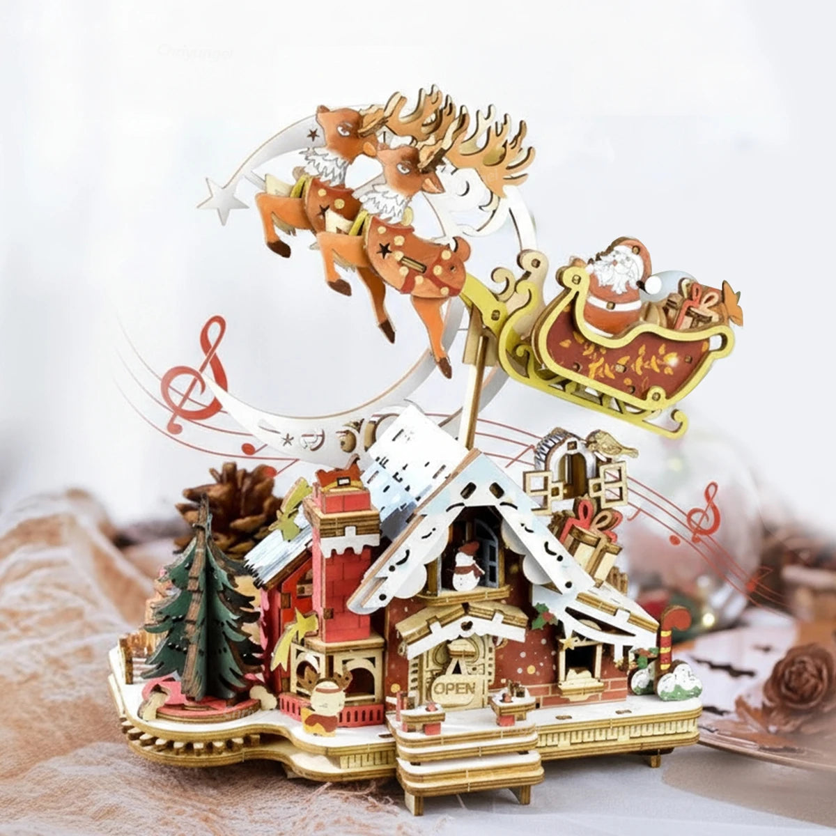 Christmas Music Box Model Kit