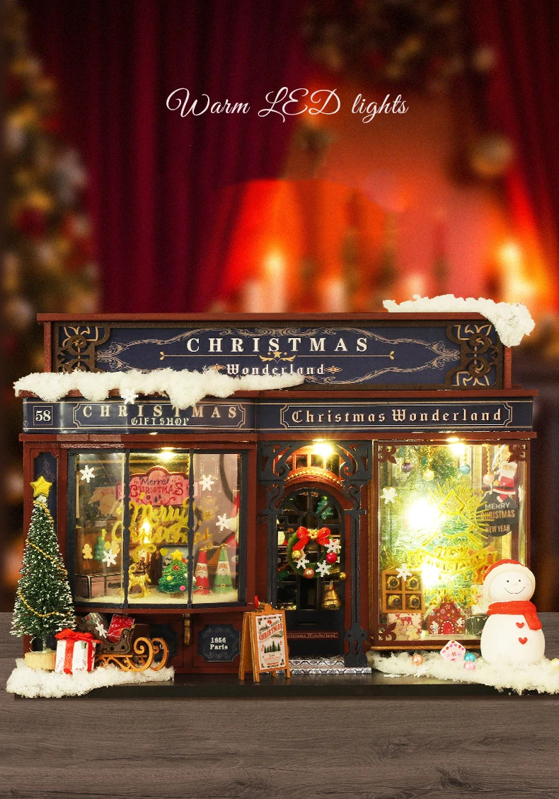 Christmas Wonderland Miniature Wooden Model Kit