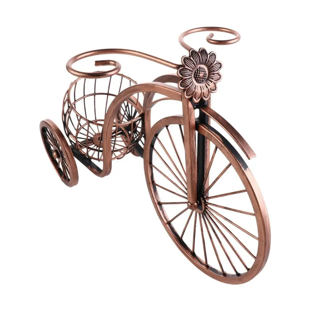 Metal Wine Rack Retro Tricycle