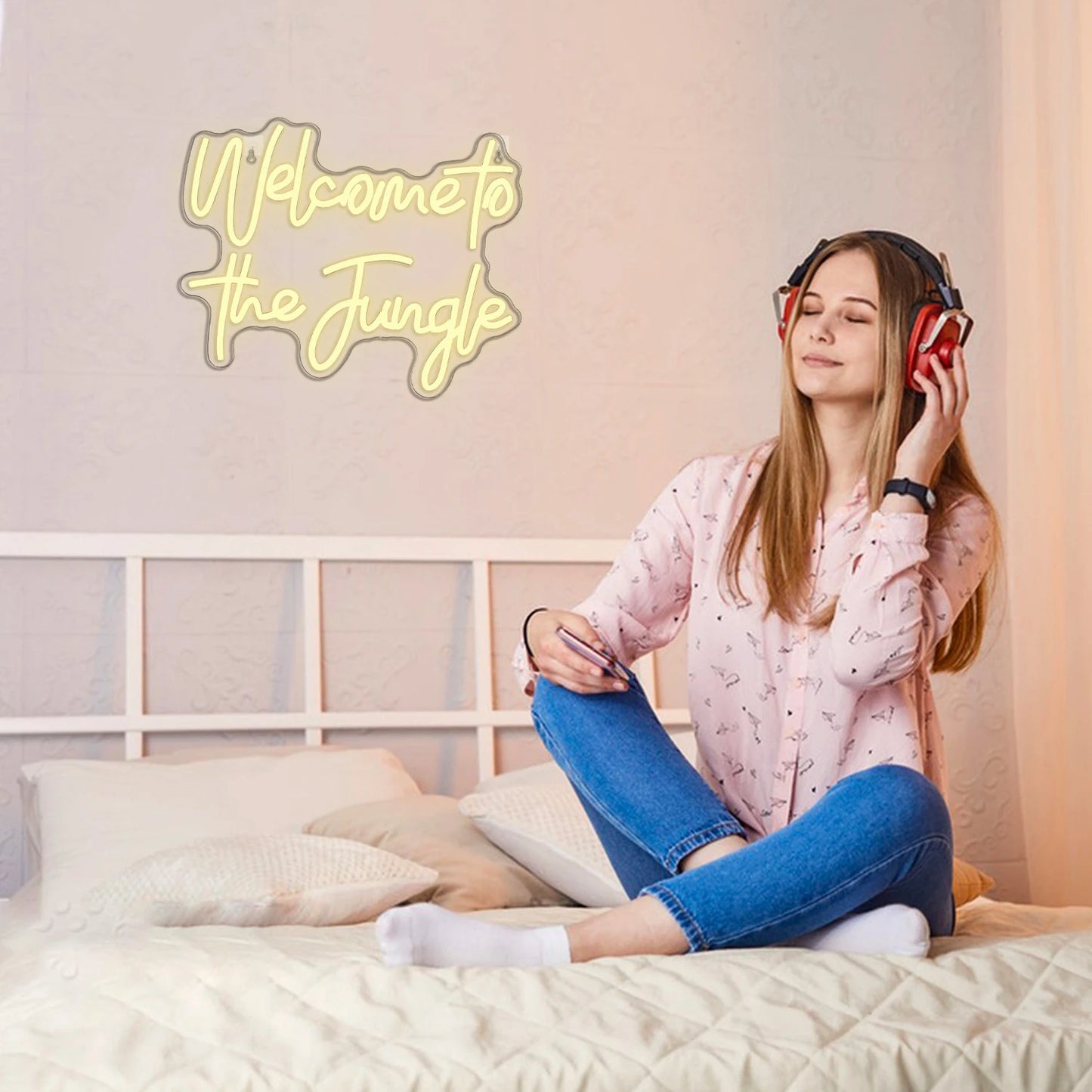 Welcome To The Jungle Neon Led Sign