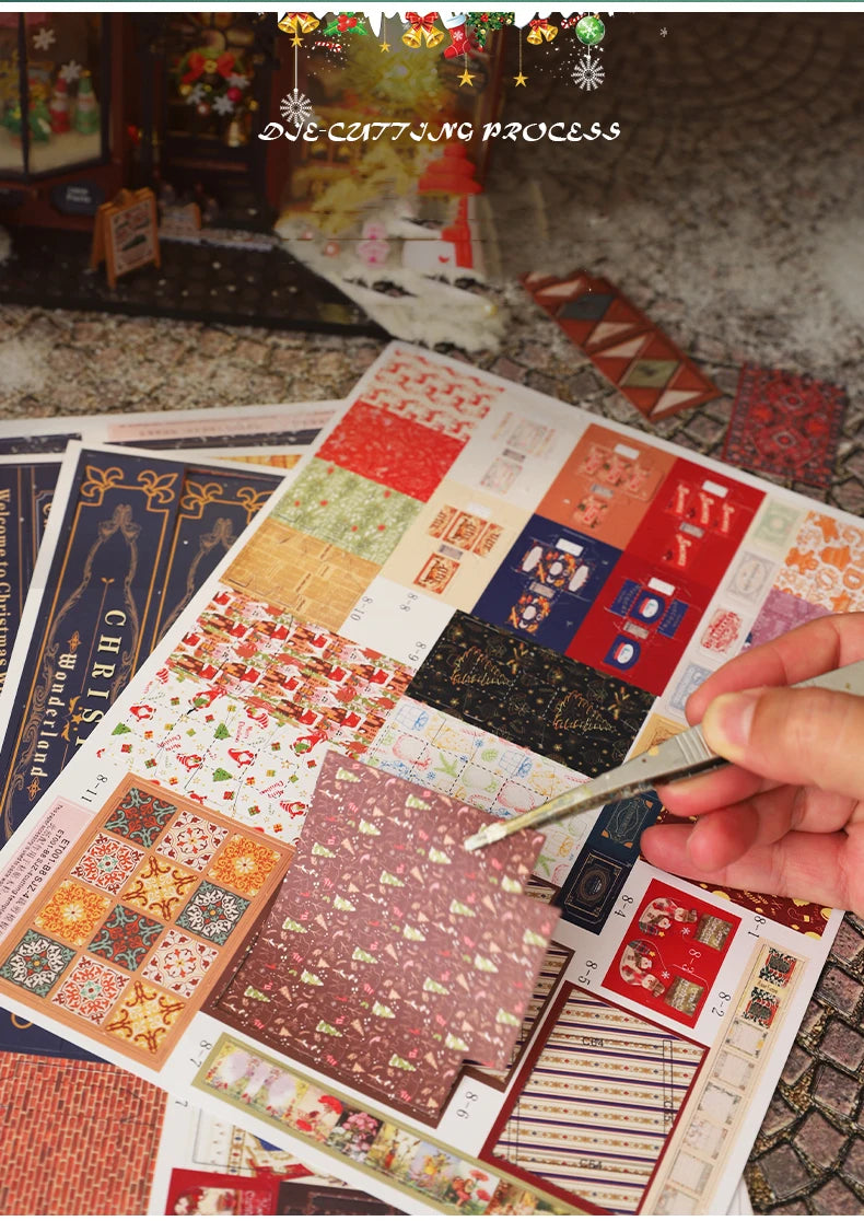 Christmas Wonderland Miniature Wooden Model Kit