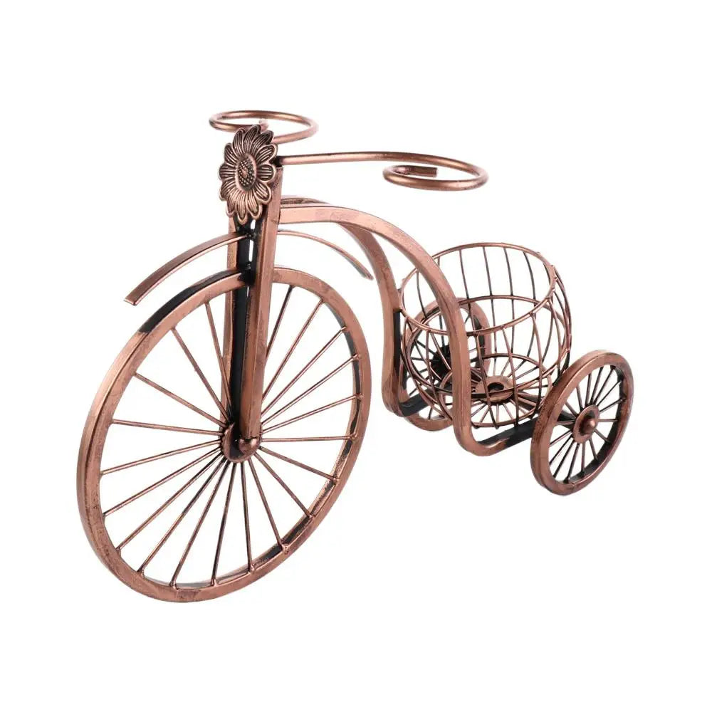 Metal Wine Rack Retro Tricycle