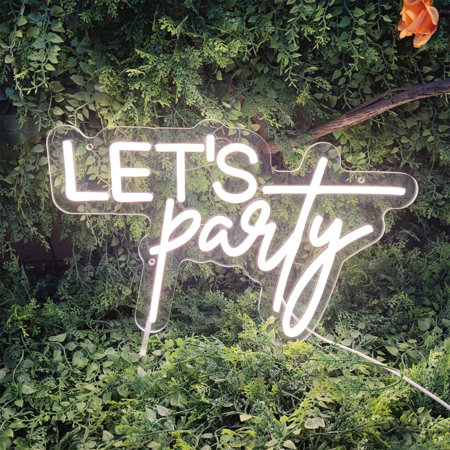 Lets Party Neon Led Sign