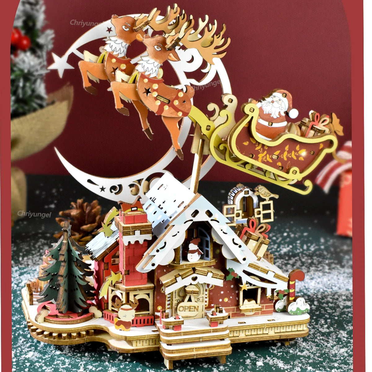 Christmas Music Box Model Kit