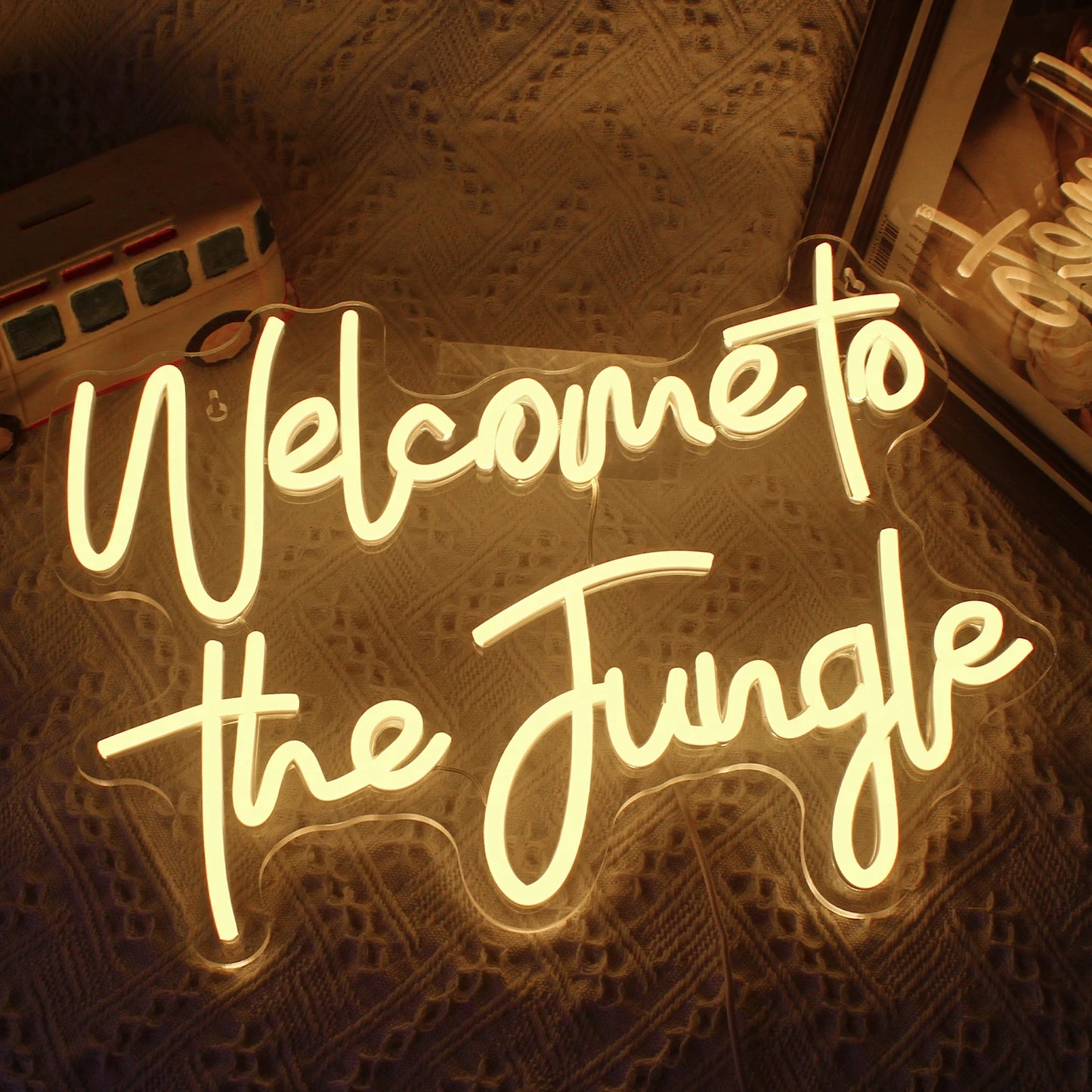 Welcome To The Jungle Neon Led Sign