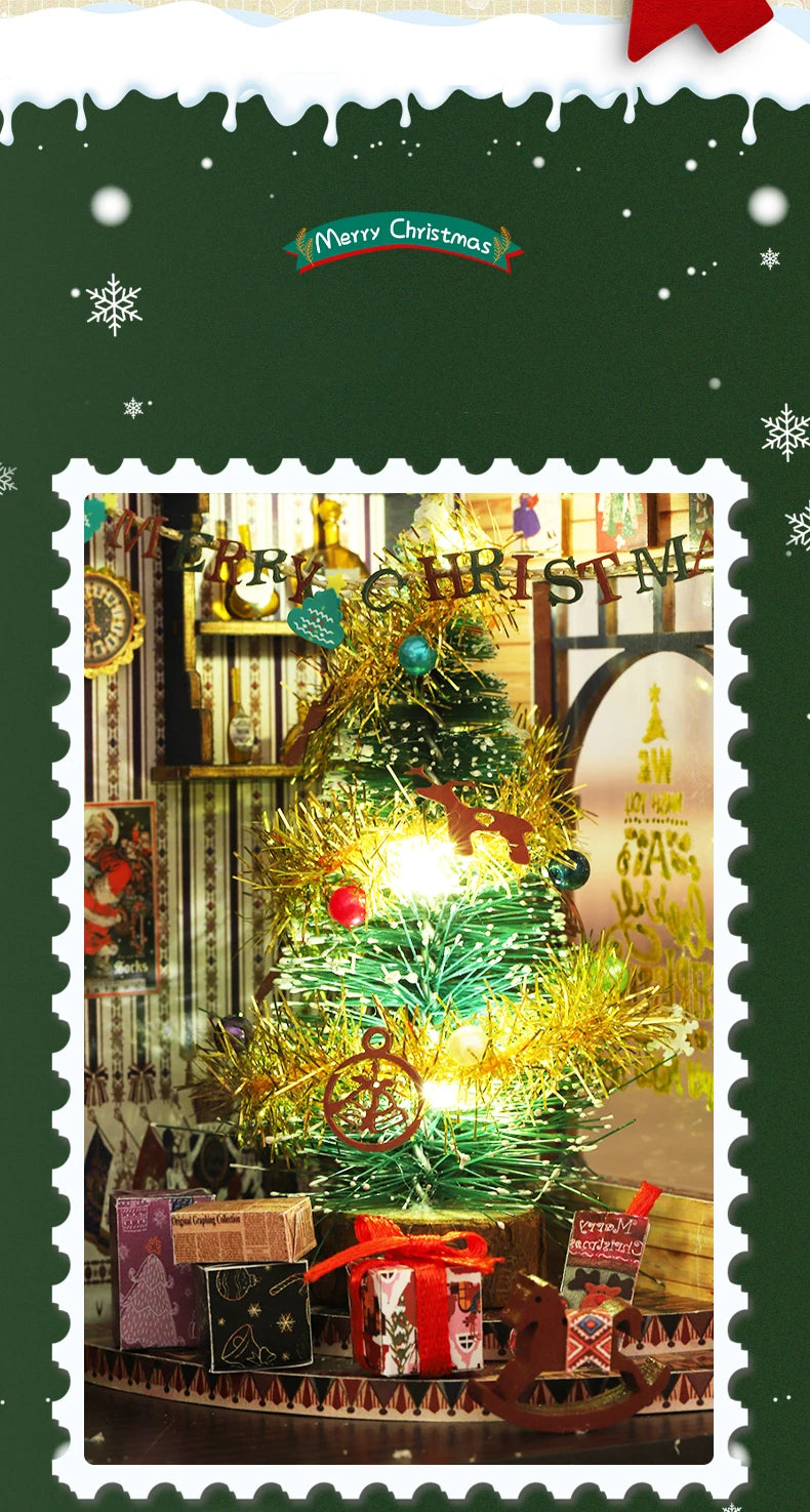 Christmas Wonderland Miniature Wooden Model Kit