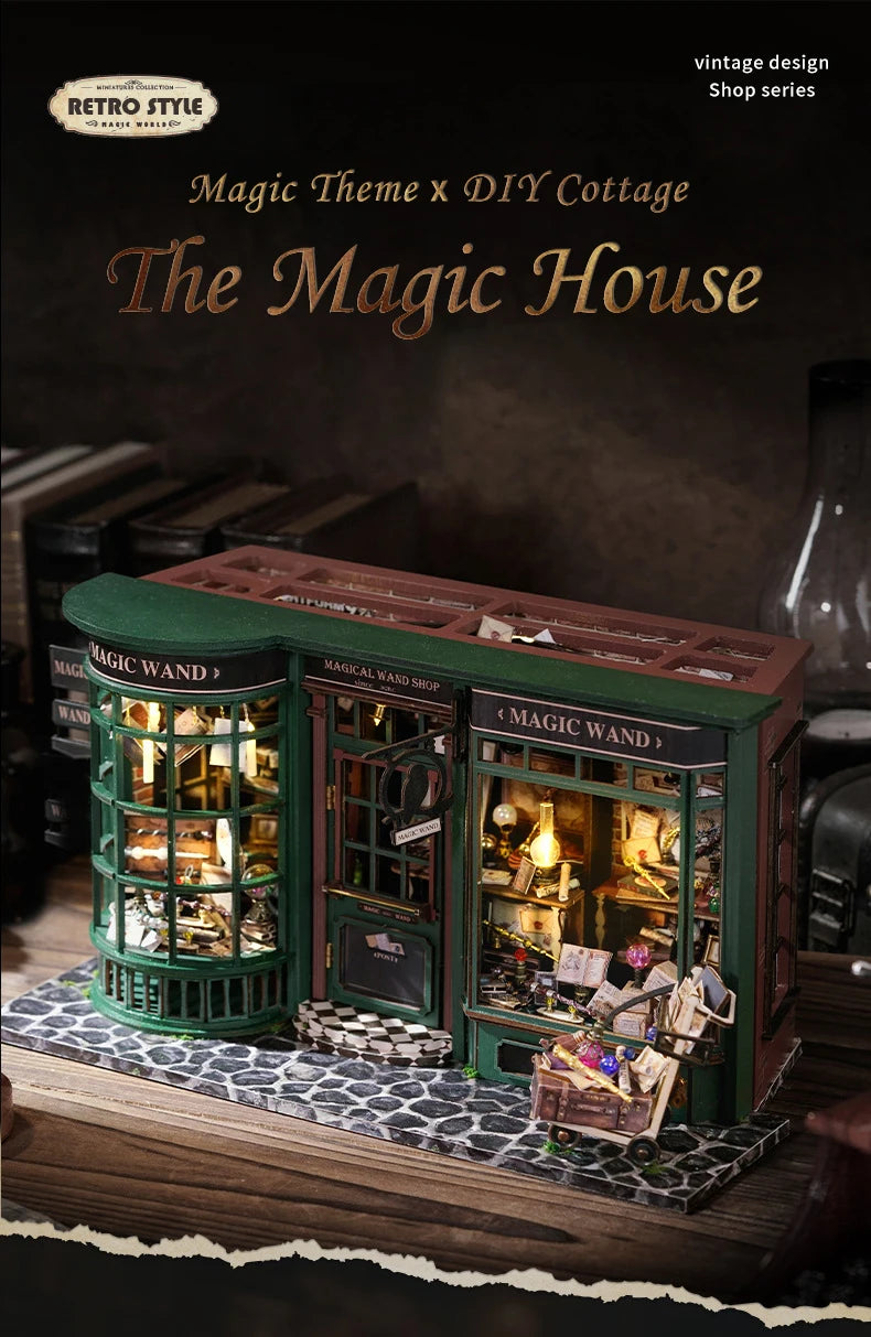 Magic Shop Miniature Model House Kit