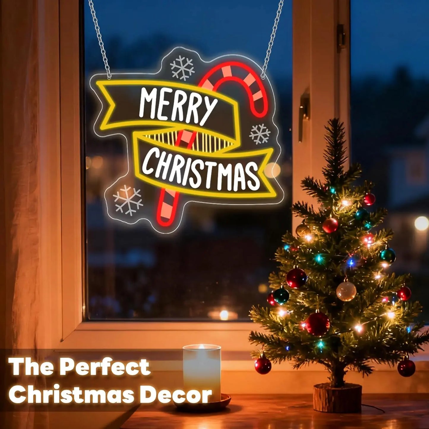 Merry Christmas Neon Sign