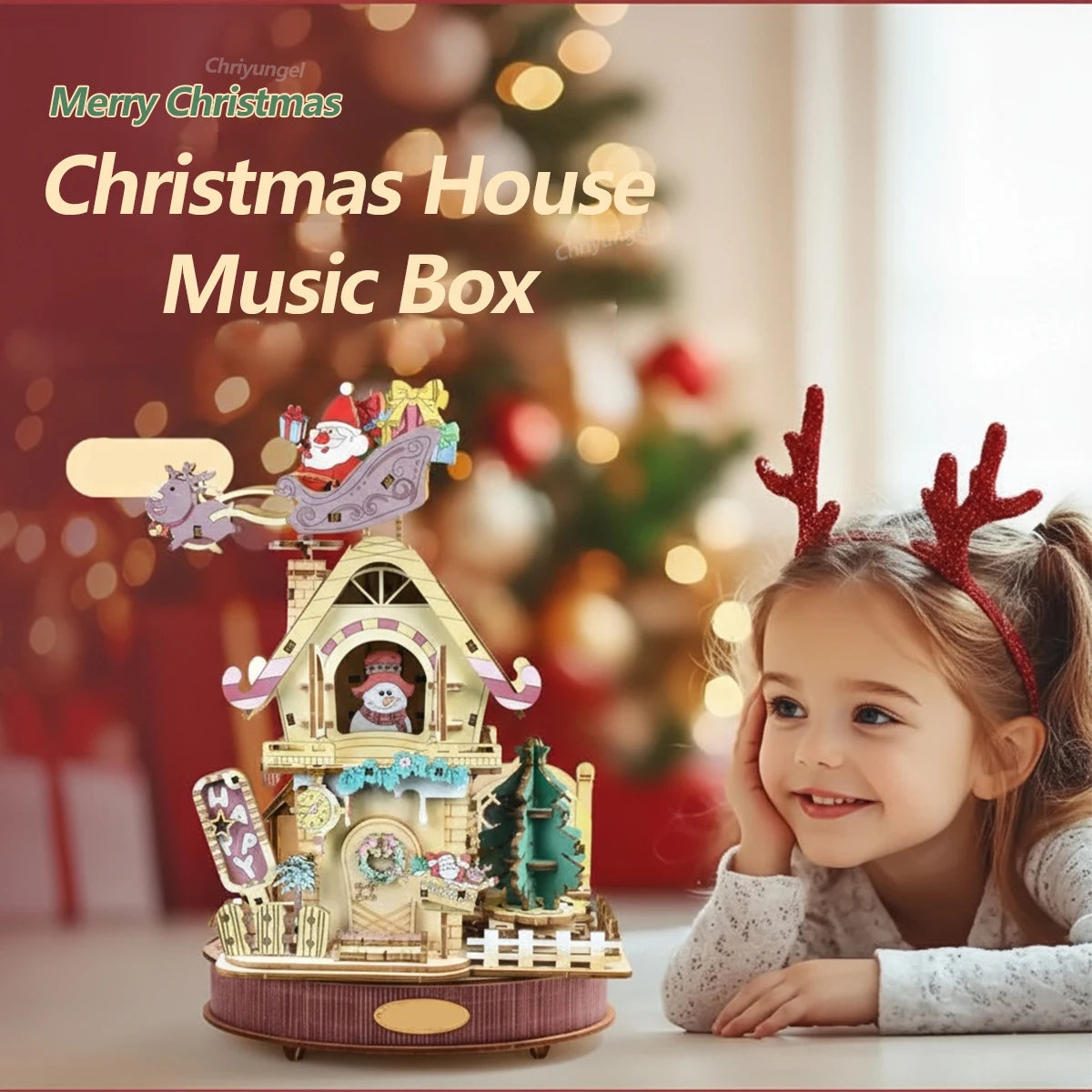 Christmas Music Box Model Kit