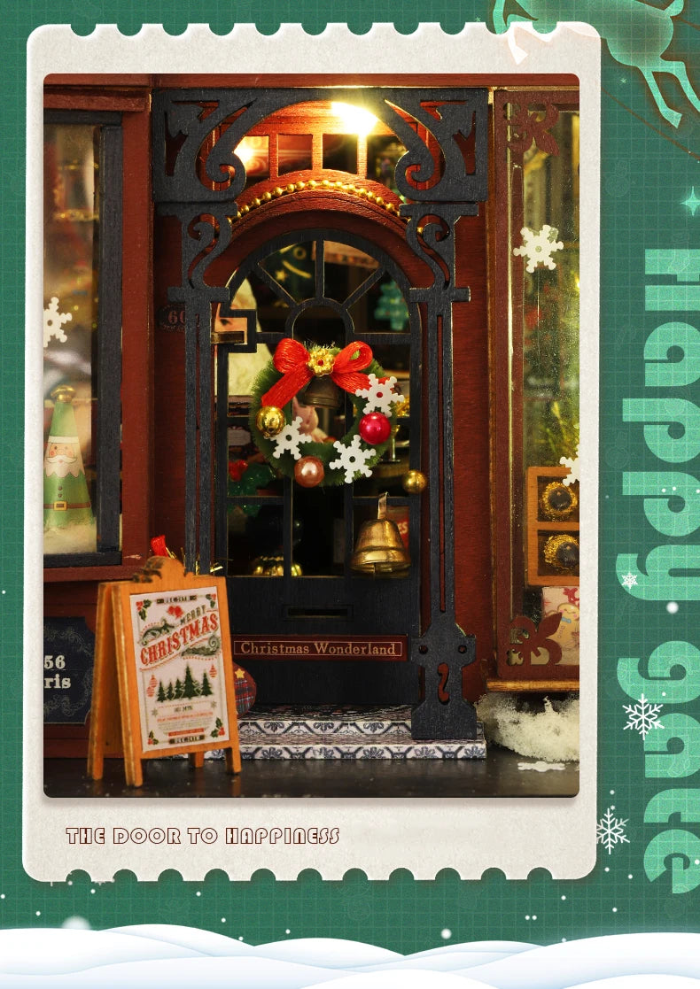 Christmas Wonderland Miniature Wooden Model Kit