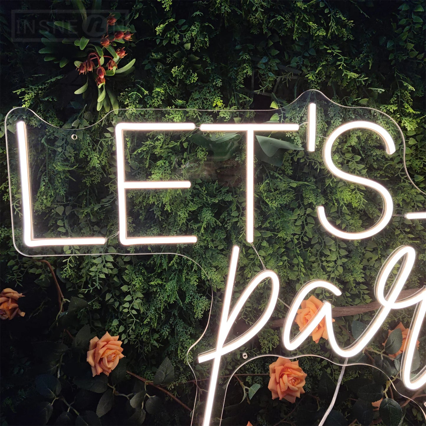 Lets Party Neon Led Sign